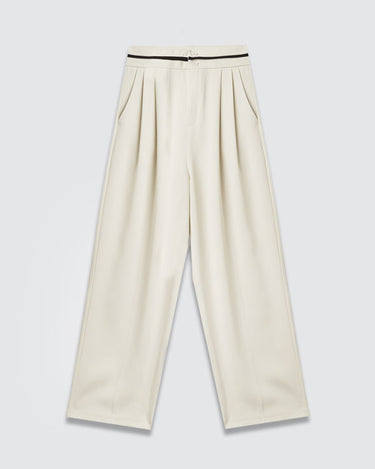 Calça fluída risca preta