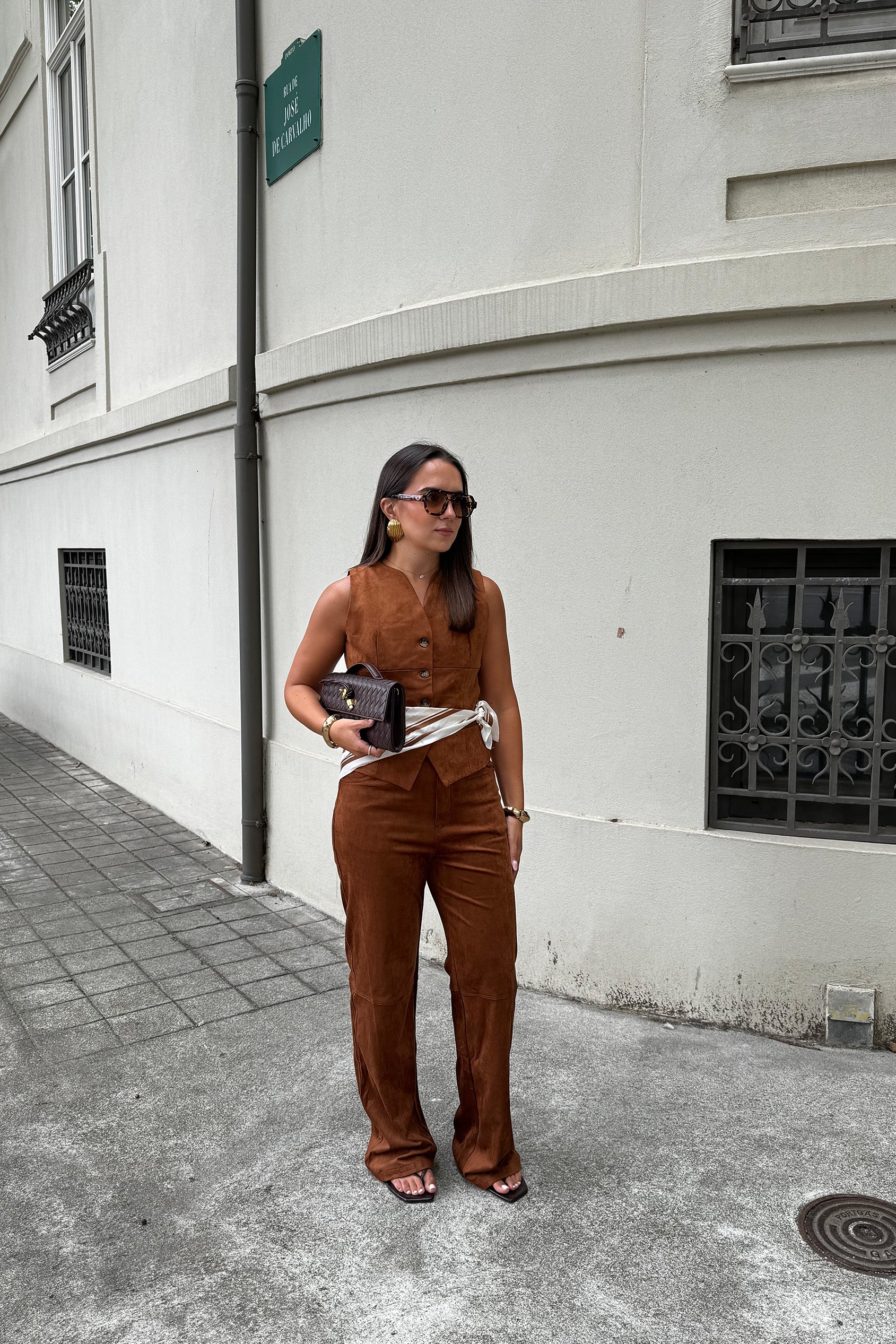 CALÇA CAMURÇA