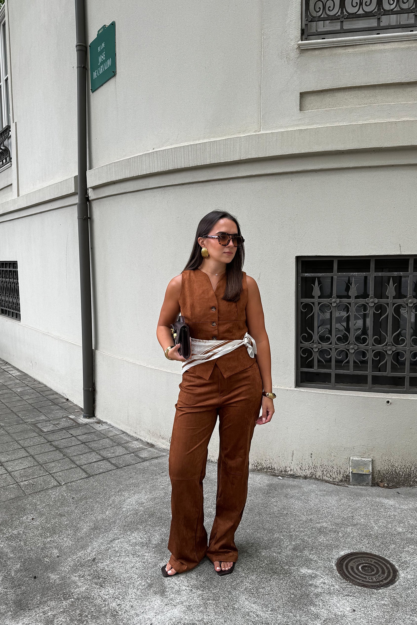 CALÇA CAMURÇA