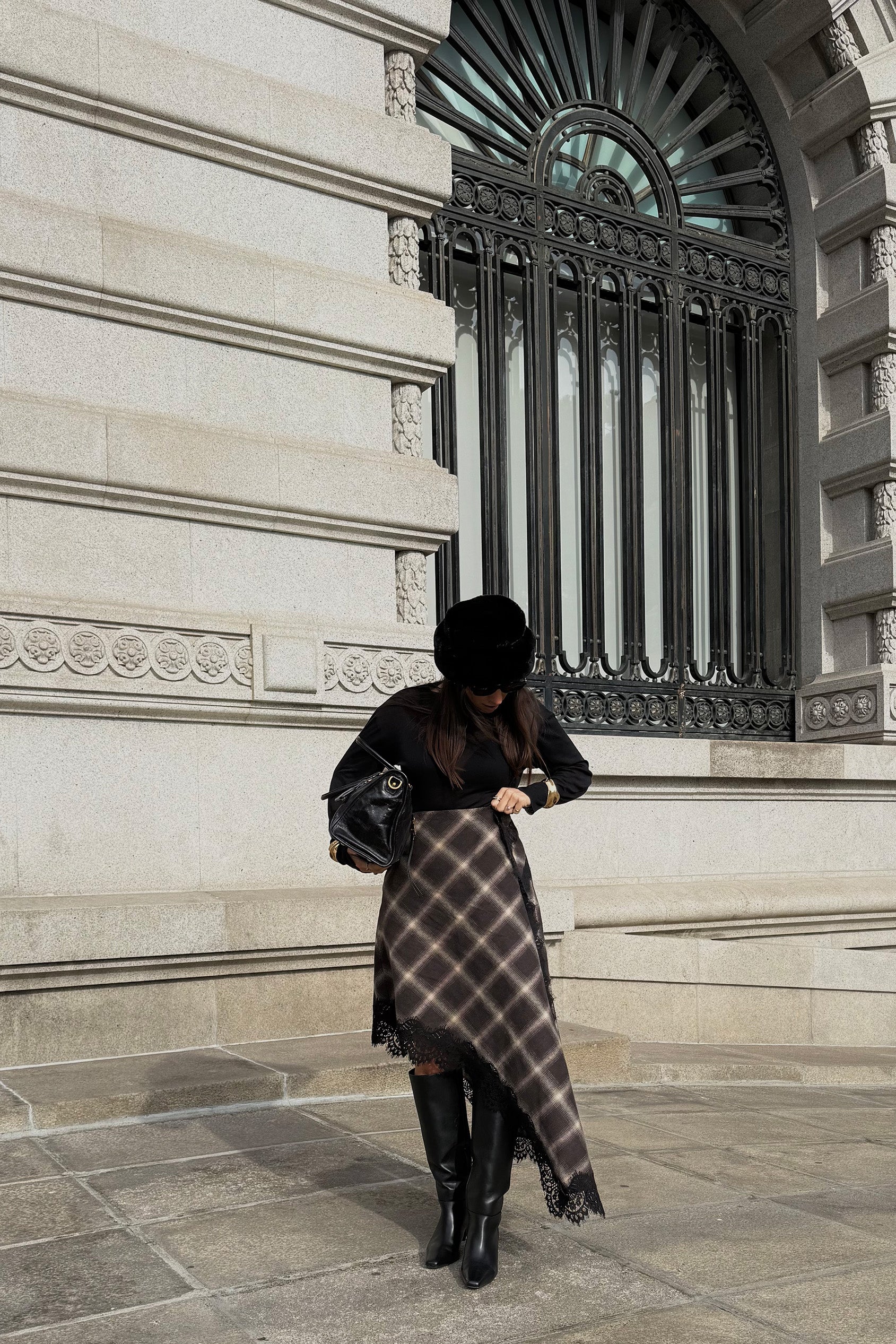 SAIA MIDI ASSIMÉTRICA XADREZ