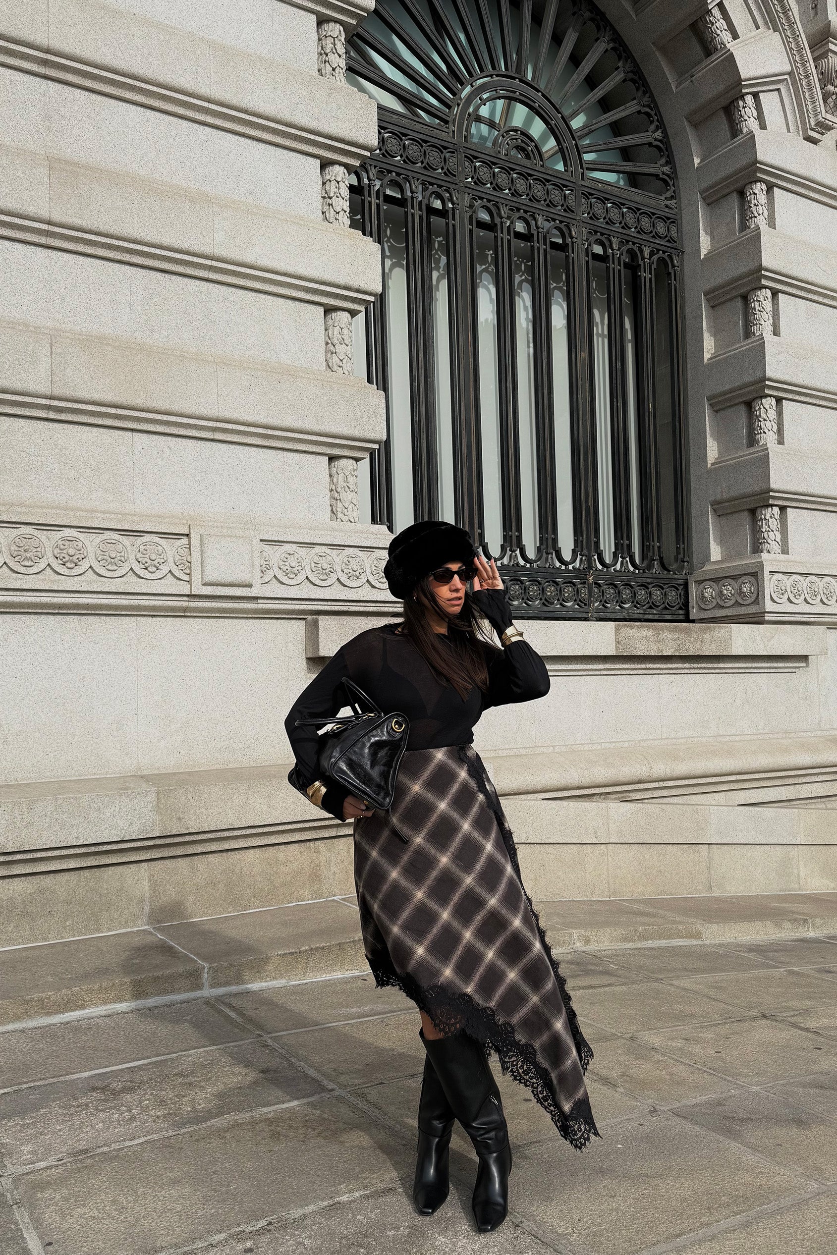 SAIA MIDI ASSIMÉTRICA XADREZ