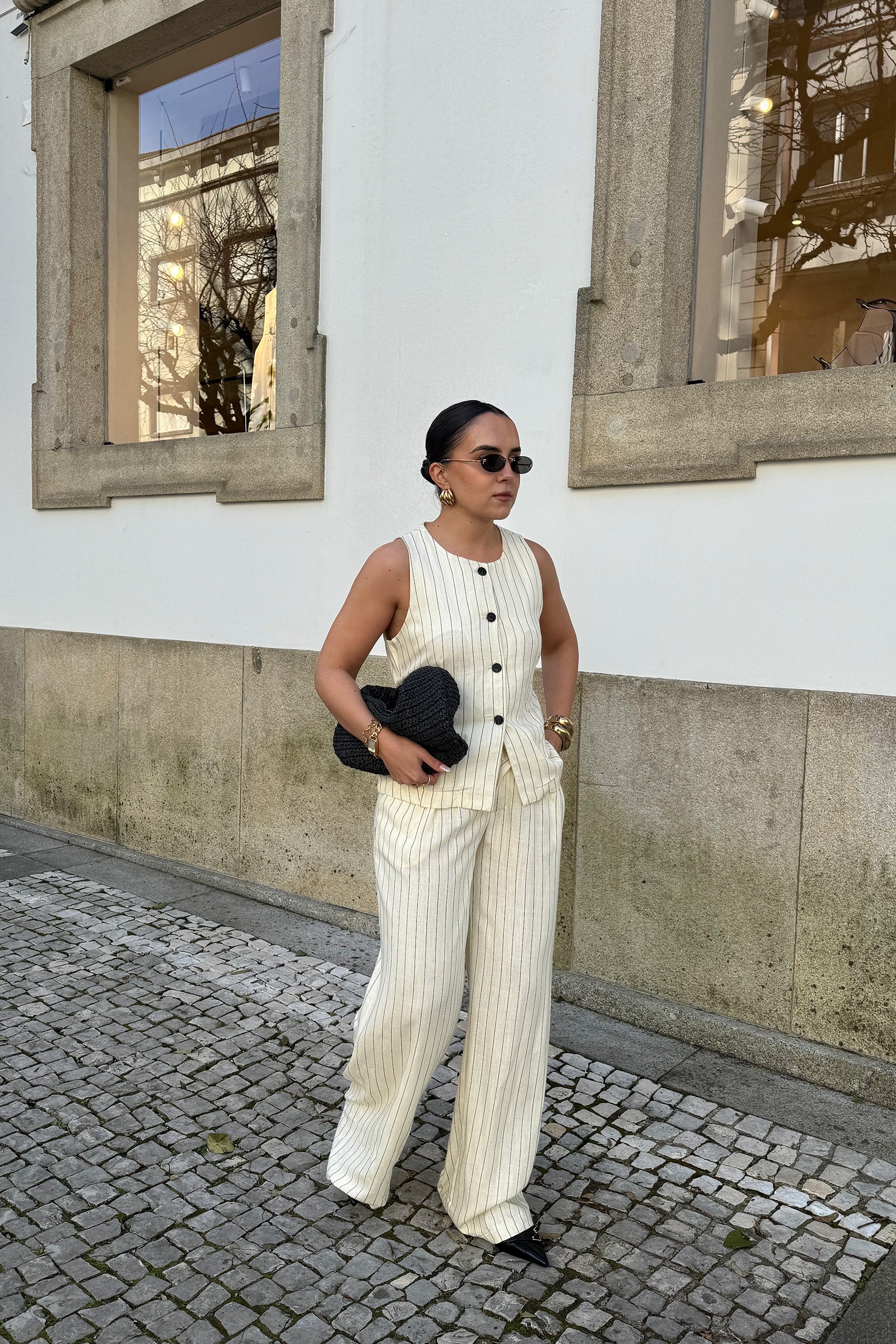 TOTAL LOOK RISCAS AREIA